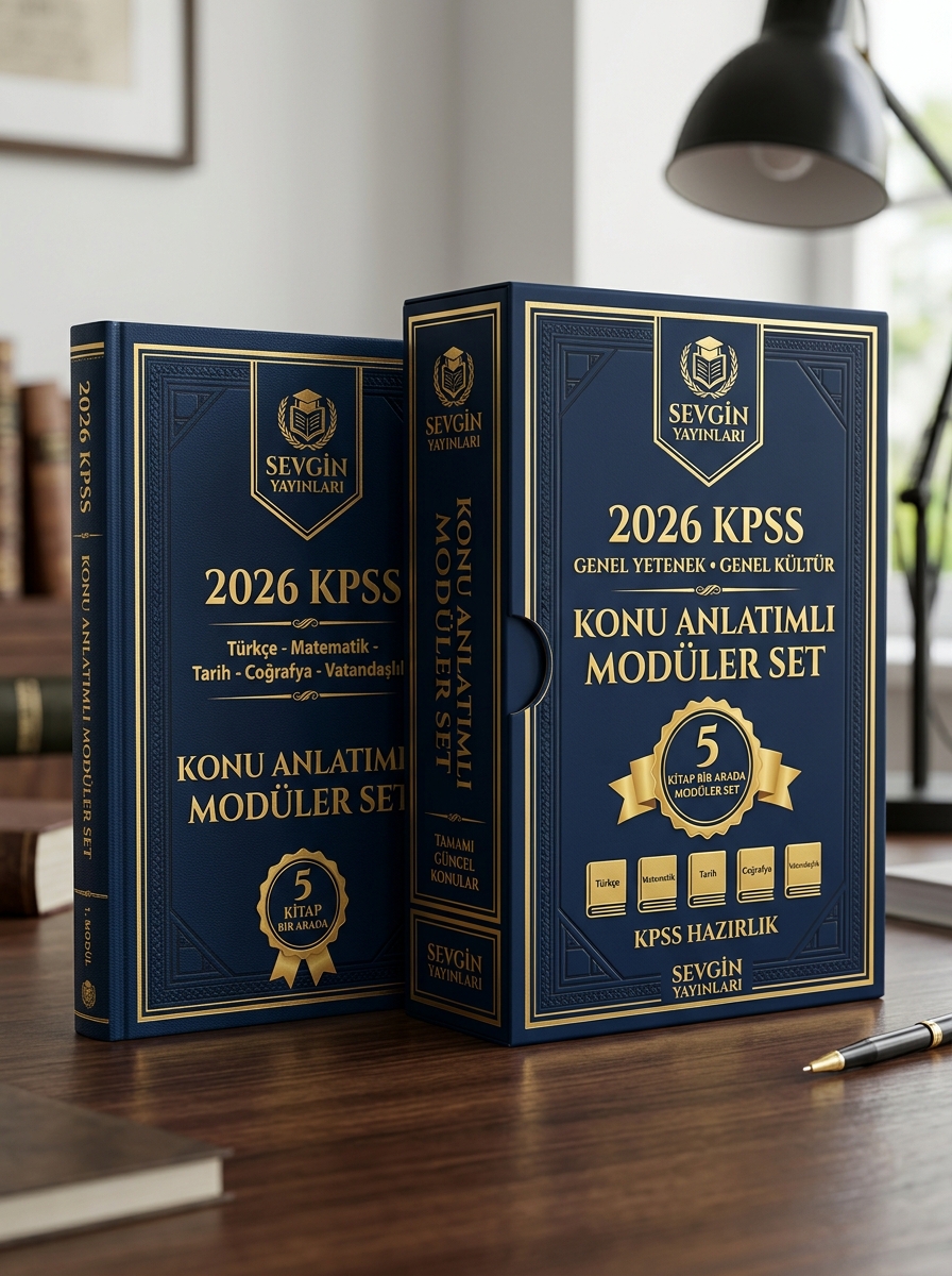 2026 KPSS Genel Yetenek - Genel Kültür Konu Anlatımlı Modüler Set