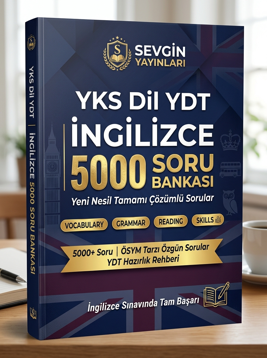 YKS Dil (YDT) Master İngilizce 5000 Soru Bankası